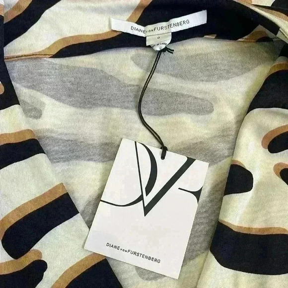 NWT Diane Von Furstenberg Julian Wrap Dress 100%  Silk - Picture 10 of 15